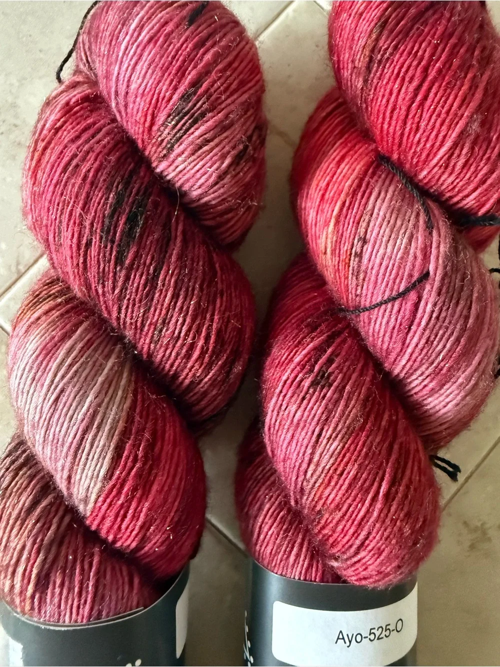 MadTosh Hand Dyed Yarn - Variegated Berry Red - Ago